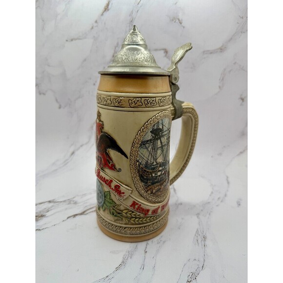 Budweiser Anheuser Busch Beer Stein 32 OZ 10" Limited Edition "G" Series #64834 - Picture 13 of 16